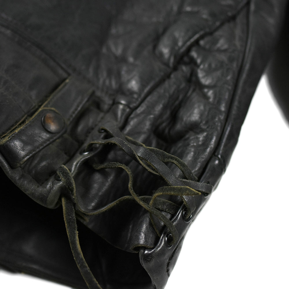 May club -【Vintage】40's STAR GLOVE & LEATHER CO. LAPD HORSEHIDE CYCLE JACKET
