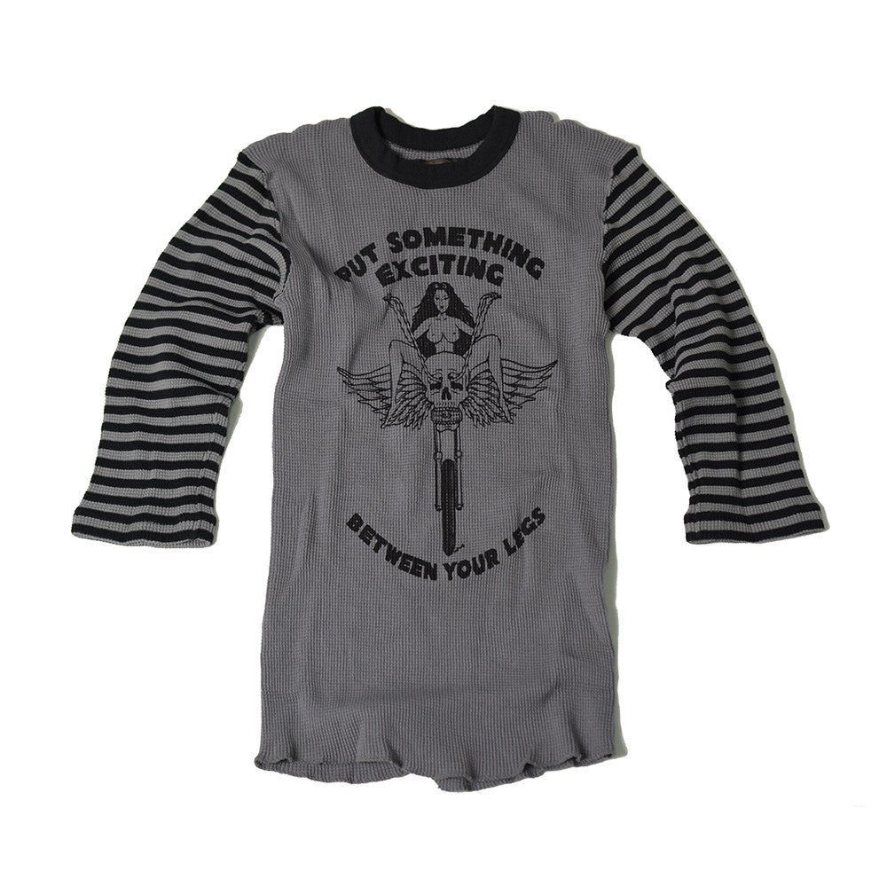 七分條紋袖保暖衣:BETWEEN YOUR LEG - May club