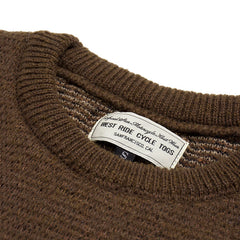 BACKGAMMON CREW KNIT - May club