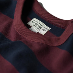 May club -【WESTRIDE】HEAVY BORDER LONG SLEEVES TEE - BGDY/NVY