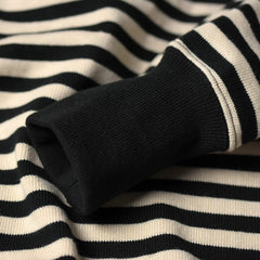 May club -【WESTRIDE】HEAVY BORDER LONG SLEEVES TEE ( 1cm 間隙) - CREAM