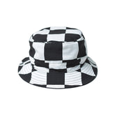 REVERSIBLE BUCKET HAT CHECKER/BLACK - May club