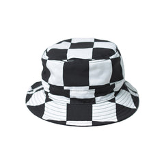 REVERSIBLE BUCKET HAT CHECKER/BLACK - May club