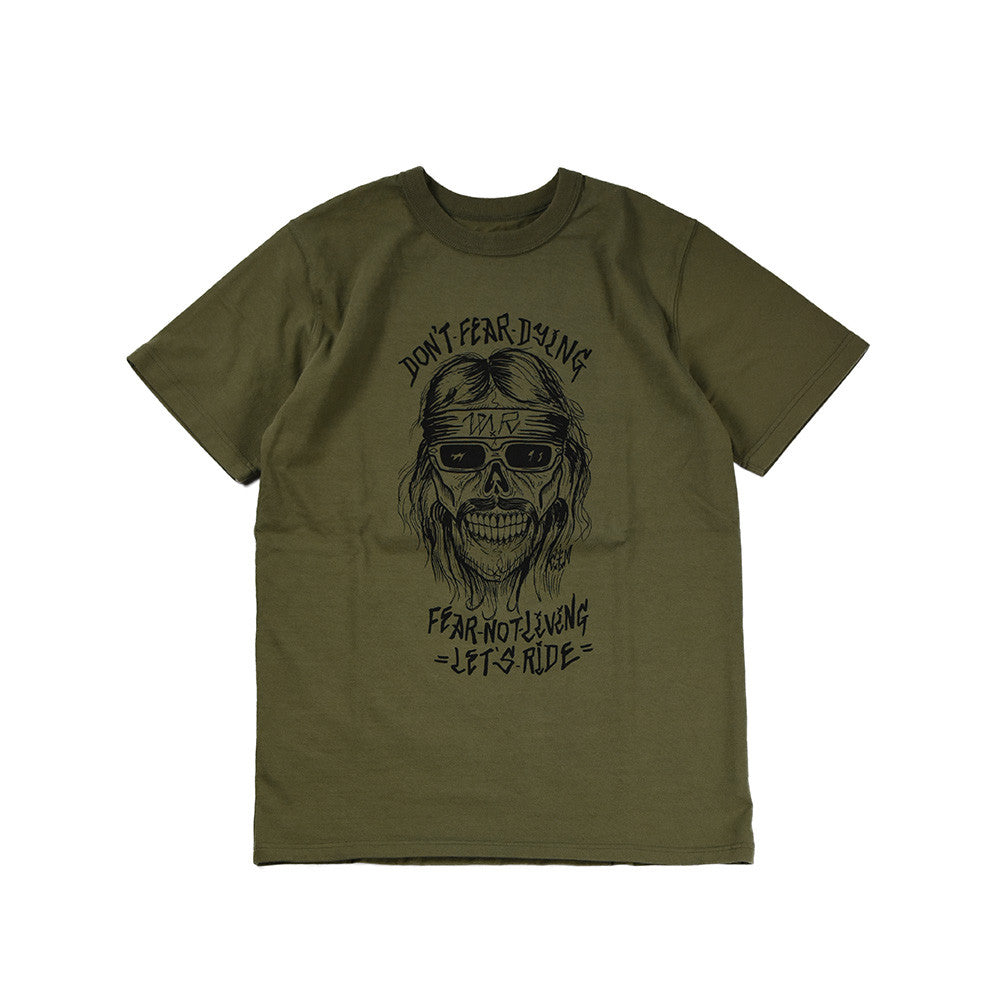 May club -【WESTRIDE】"DON'T FEAR" TEE - DEEP OLIVE
