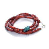 老白芯紅珠串 項鍊/手鍊 - May club