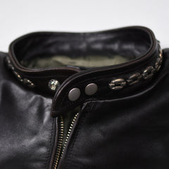 May club -【BAD QUENTIN】STUDDED SINGLE RIDERS “SPEEDWAY LEATHERS”