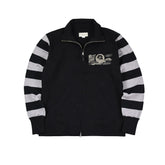 May club -【WESTRIDE】FULL ZIP MC JERSEY - BLK/GRY