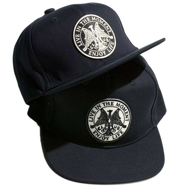 May club -【May club】LIVE IN THE MOMENT TRUCKER CAP - BLACK
