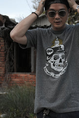 "GERMAN SKULL" TEE - H. GRY - May club