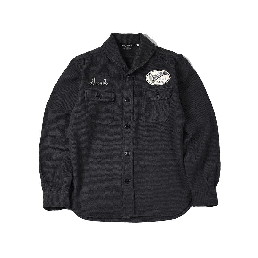 May club -【WESTRIDE】JACK SHIRTS - BLK
