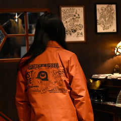 May club -【WESTRIDE】CYCLE WINDBREAKER:CATHERINE(ORANGE)