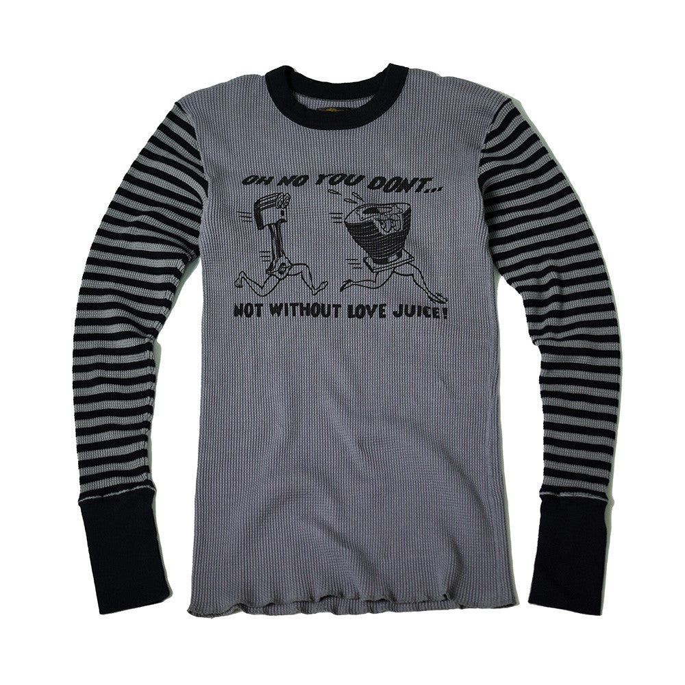 條紋長袖保暖衣:You Don't - May club