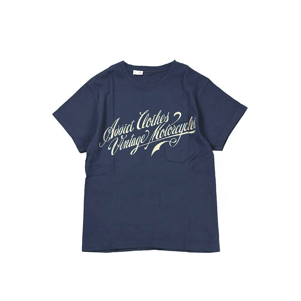 May club -【Addict Clothes】AD-CSP-02 ADVM POCKET TEE - NAVY