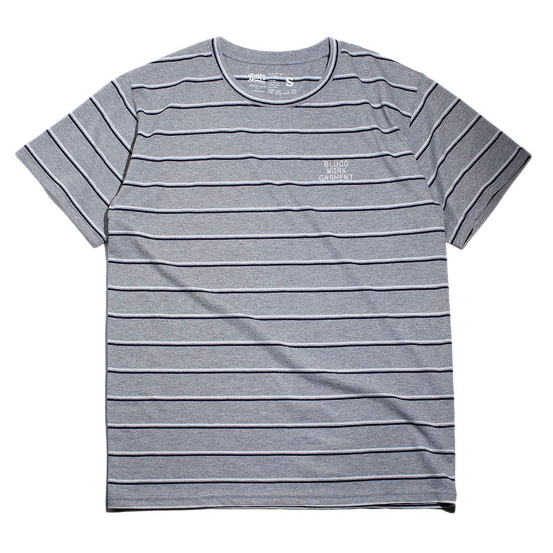 May club -【B.W.G JAPAN】SEED STITCH T-SHIRTS - GREY