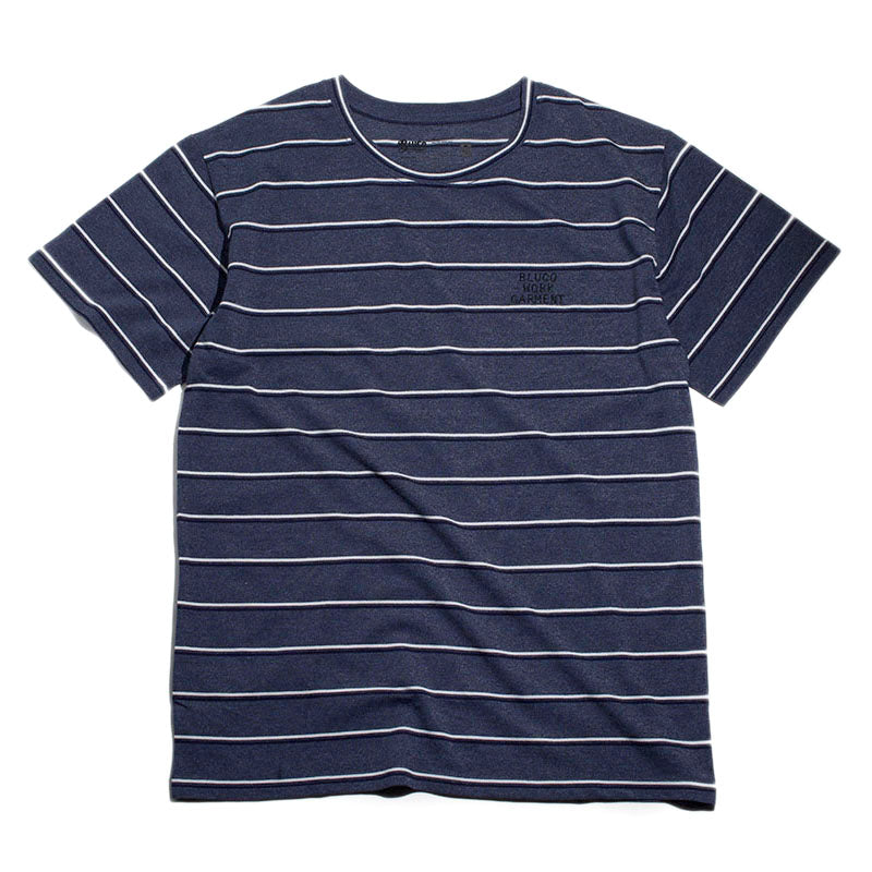 May club -【B.W.G JAPAN】SEED STITCH T-SHIRTS - NAVY