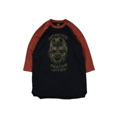 May club -【WESTRIDE】"DON'T FEAR" UNDER TEE - RED / BLACK