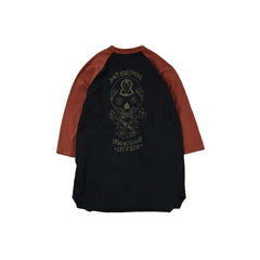 May club -【WESTRIDE】"DON'T FEAR" UNDER TEE - RED / BLACK