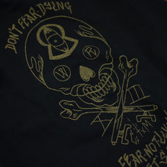 May club -【WESTRIDE】"DON'T FEAR" UNDER TEE - RED / BLACK