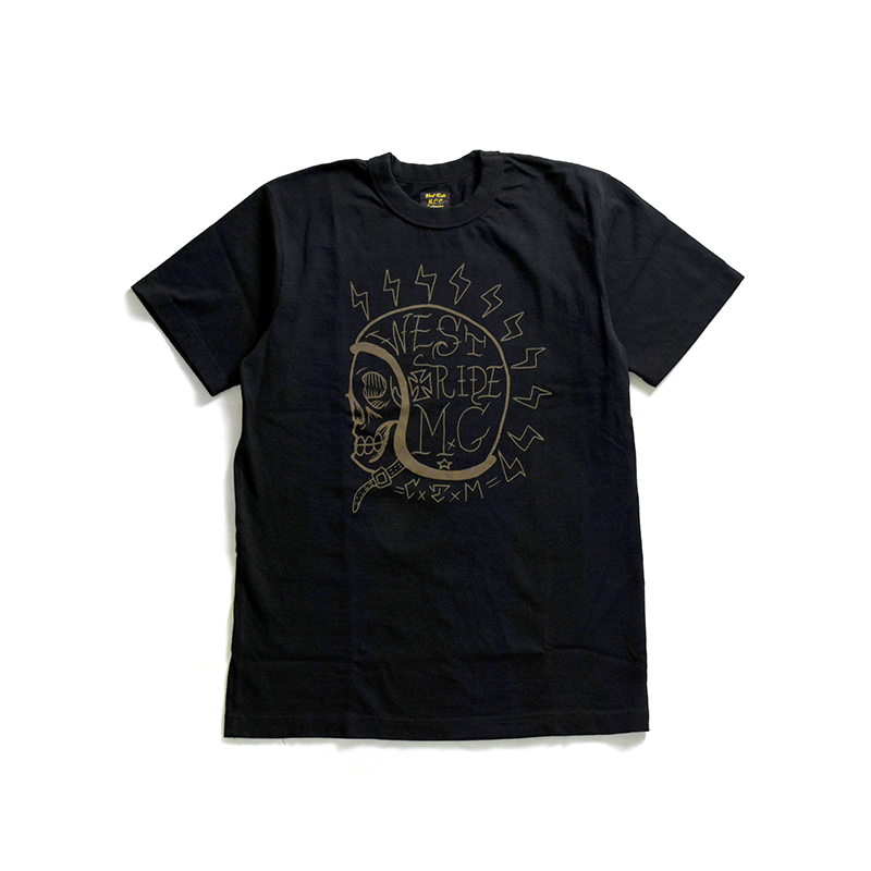May club -【WESTRIDE】"SNAKE BITE" TEE - BLACK