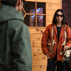 May club -【WESTRIDE】CYCLE HOODIE WINDBREAKER:A WAY OF LIFE(ORANGE)