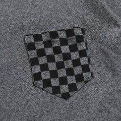 May club -【WESTRIDE】"CHECKER POCKET" TEE - GREY