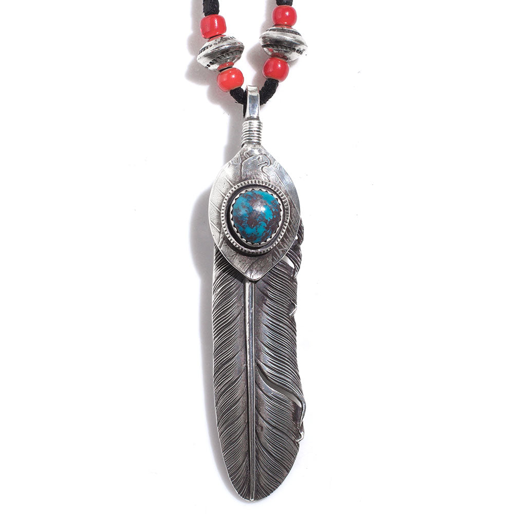 PEACE SILVER FEATHER EAGLE HEART - BISBEE SET(RIGHT) - May club