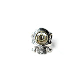 May club -【HWZNBROSS】C.T.M x HWZN MFG. BOMB SIGHT SKULL RING(SILVER x BRASS)