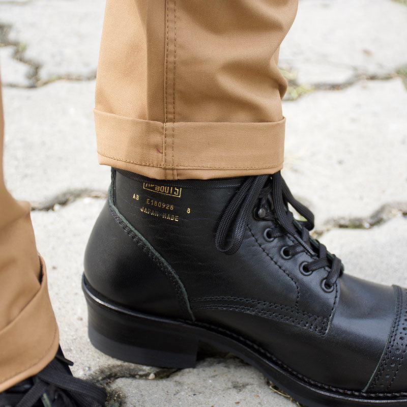 AB-02CH HORSEHIDE CAP TOE LACE-UP BOOTS - May club