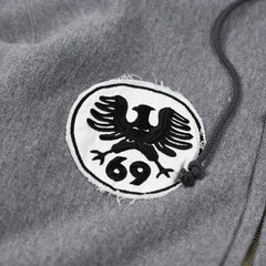 May club -【WESTRIDE】HEAVY WEIGHT FULL-ZIP HOODIE:REVOLUTION 69 (GREY)
