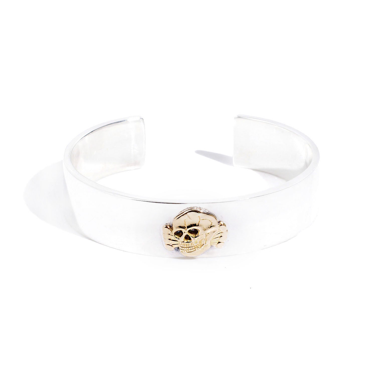 C.T.M meets BLACKBOOTS - SKULL BANGLE (18K) - May club