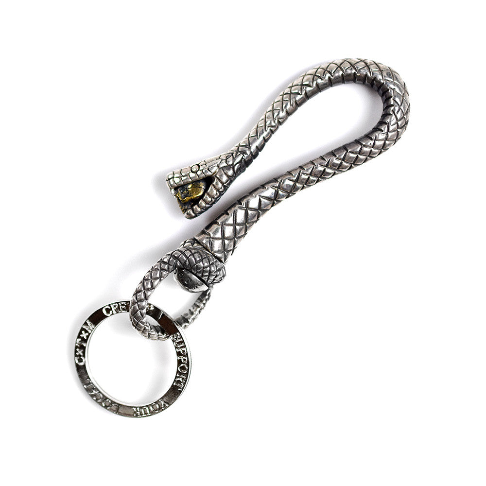 May club -【BLACKBOOTS】SNAKE KEY HOOK(SILVER)