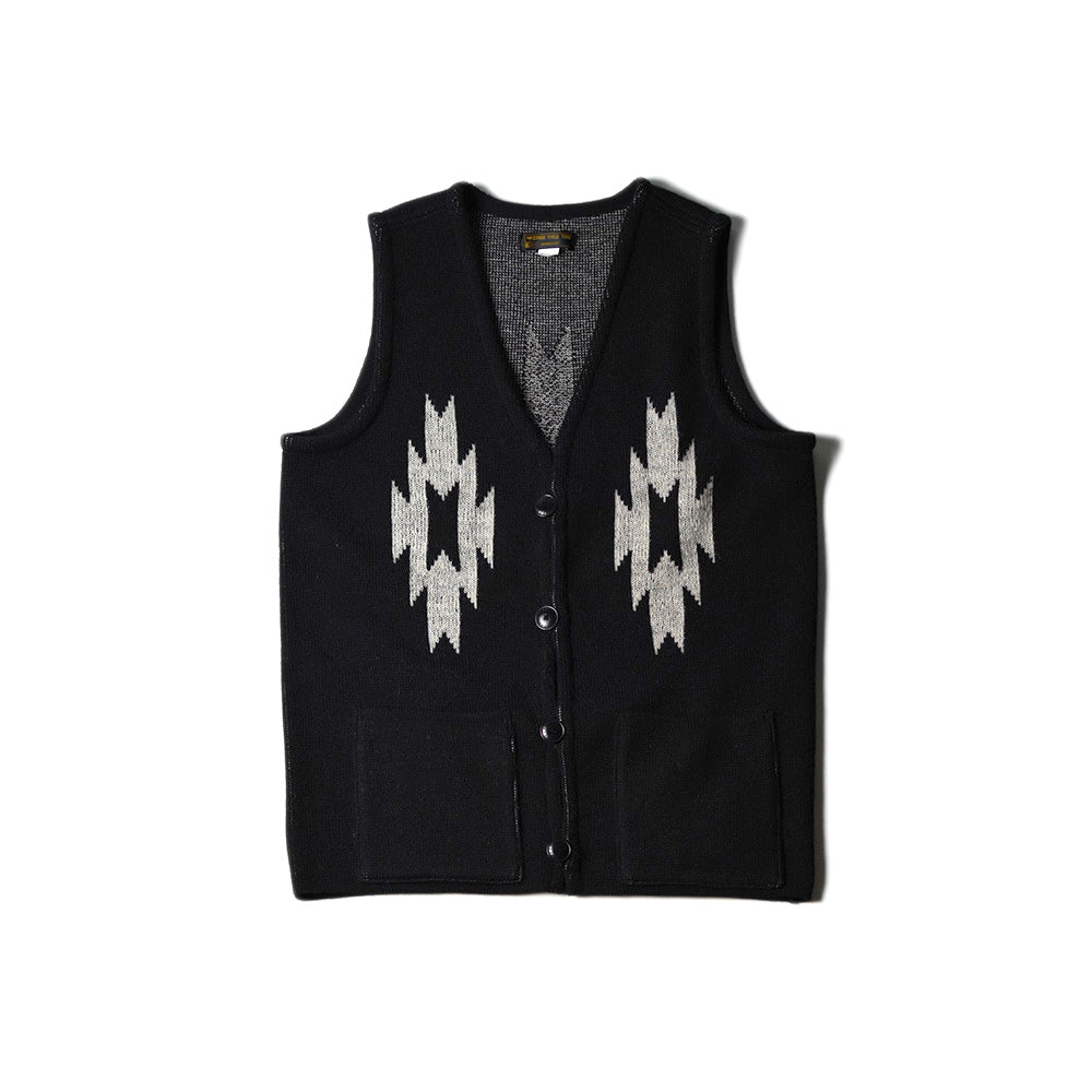 May club -【WESTRIDE】CHIMAYO KNIT VEST - BLACK