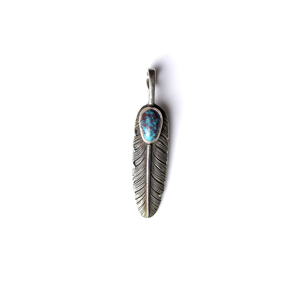 May club -【Chooke】中鷹羽 直向 Silver Dollar Feather with Bisbee Turquoise