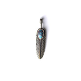 May club -【Chooke】中鷹羽 直向 Silver Dollar Feather with Bisbee Turquoise