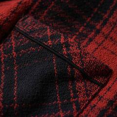 May club -【WESTRIDE】SPLITTER SHIRTS - RED/BK CHK