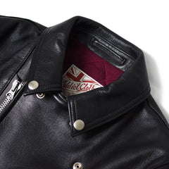 May club -【Addict Clothes】AD-02 Sheepskin Double Riders Jacket - Black(茶芯)