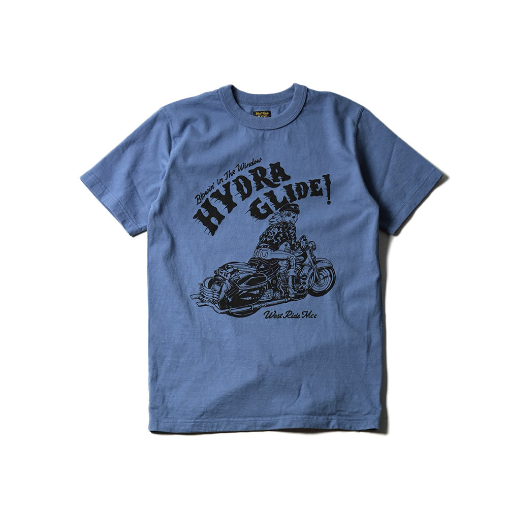 May club -【WESTRIDE】"IN THE WIND" TEE - W.BLUE