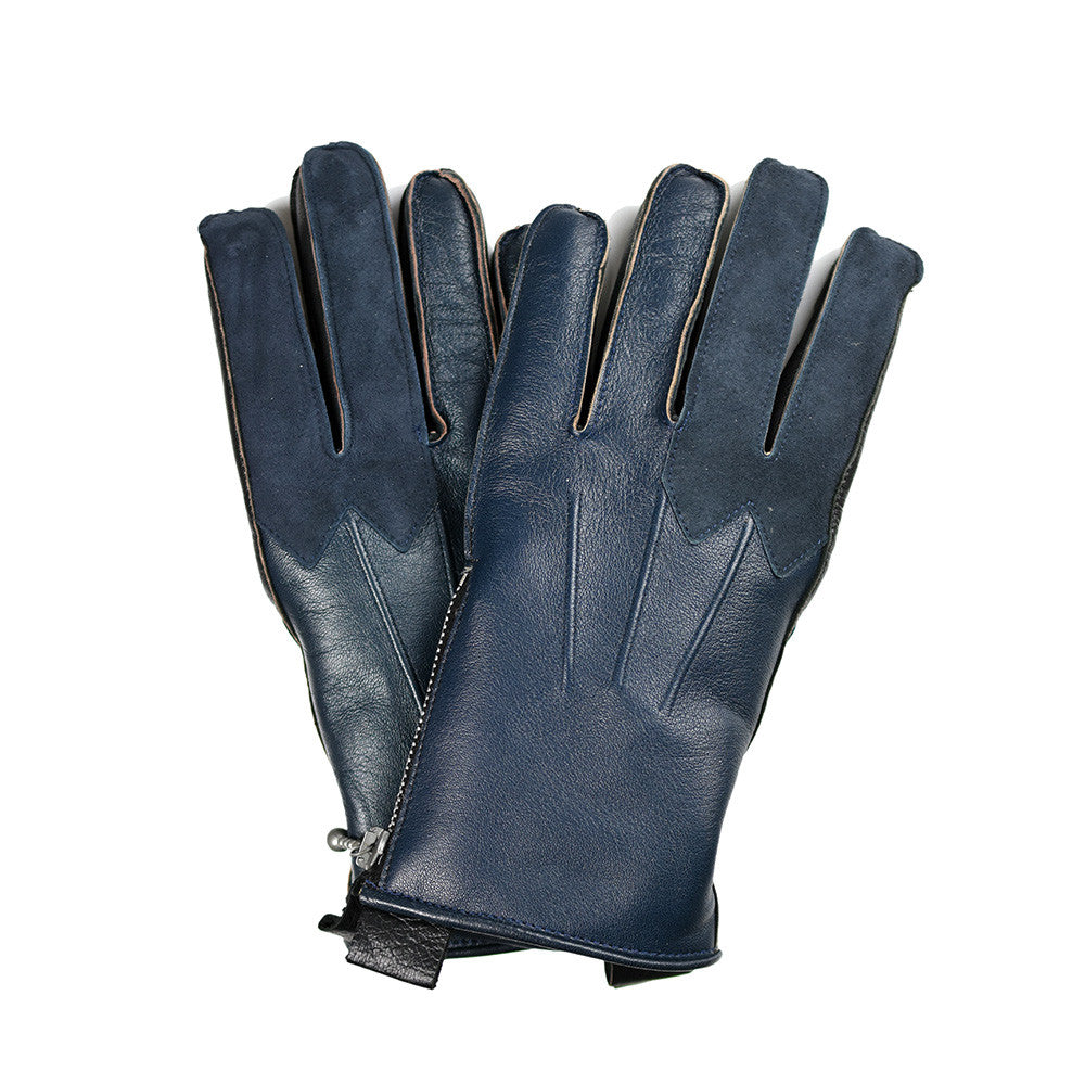 AD-G-01 SHEEPSKIN BOA GLOVES - DARK BLUE(茶芯) - May club