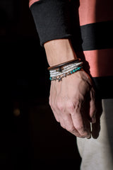 Star Beads Bracelet - Turquoise Beads - May club