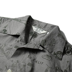May club -【WESTRIDE】CALIFORNIA SOUVENIR SHIRTS - GREY