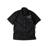 May club -【WESTRIDE】SNAP WORK S/S SHIRTS (CYCLE-JEANS) - BLACK