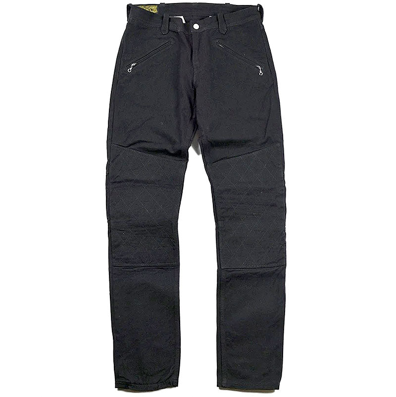 May club -【WESTRIDE】WR1109 PADD MOTO PANTS - BLACK