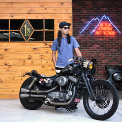 May club -【WESTRIDE】GREEN BOW TEE - W.BLUE