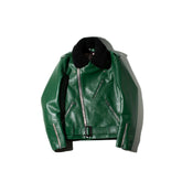 May club -【Addict Clothes】AD-06 HORSEHIDE HIGHWAYMAN JACKET - GREEN