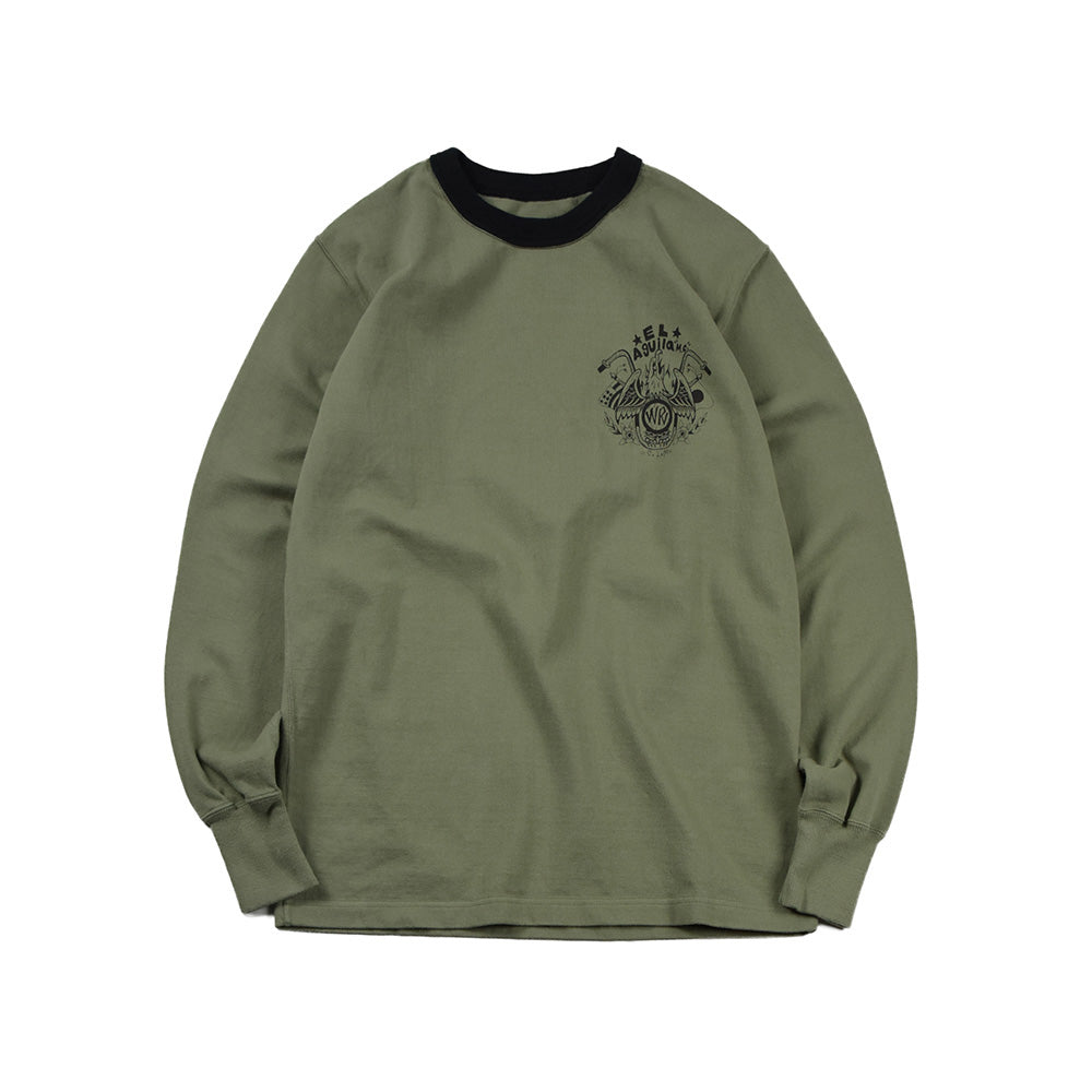 May club -【WESTRIDE】"EL AGUILA" LONG SLEEVES TEE - SLATE
