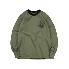 May club -【WESTRIDE】"EL AGUILA" LONG SLEEVES TEE - SLATE