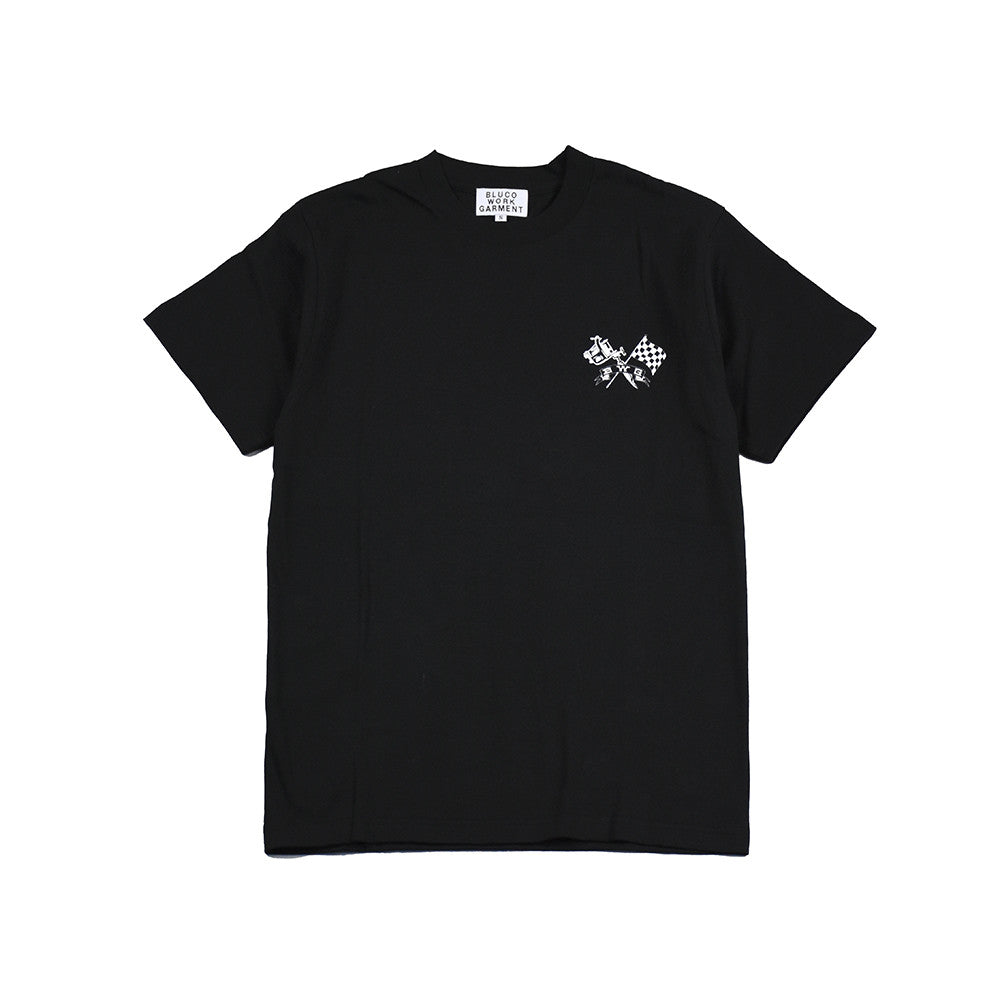 May club -【B.W.G JAPAN】B.W.G x Magical Design "Checker Ink" Tee - Black