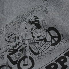 May club -【WESTRIDE】HEAVY WEIGHT FRONT V SWEAT "SLOPPY" - GRAY