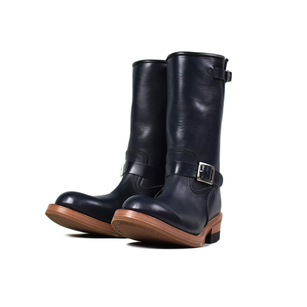 May club -【Addict Clothes】AD-S-01 STEERHIDE ENGINEER BOOTS - DARK BLUE