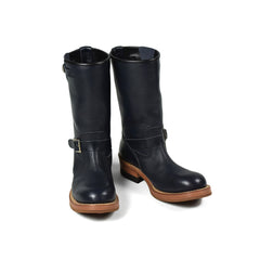 May club -【Addict Clothes】AD-S-01 STEERHIDE ENGINEER BOOTS - DARK BLUE